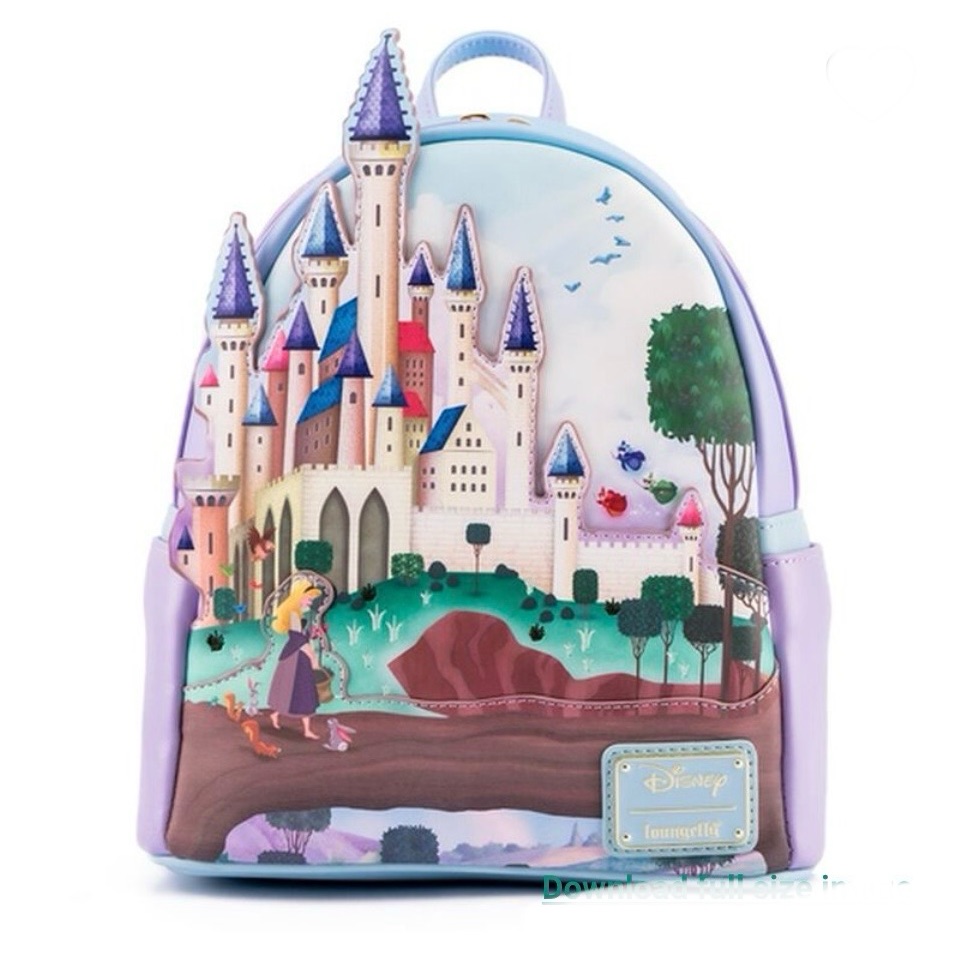 Nwt Loungefly Disney Sleeping Beauty Castle Mini Backpack